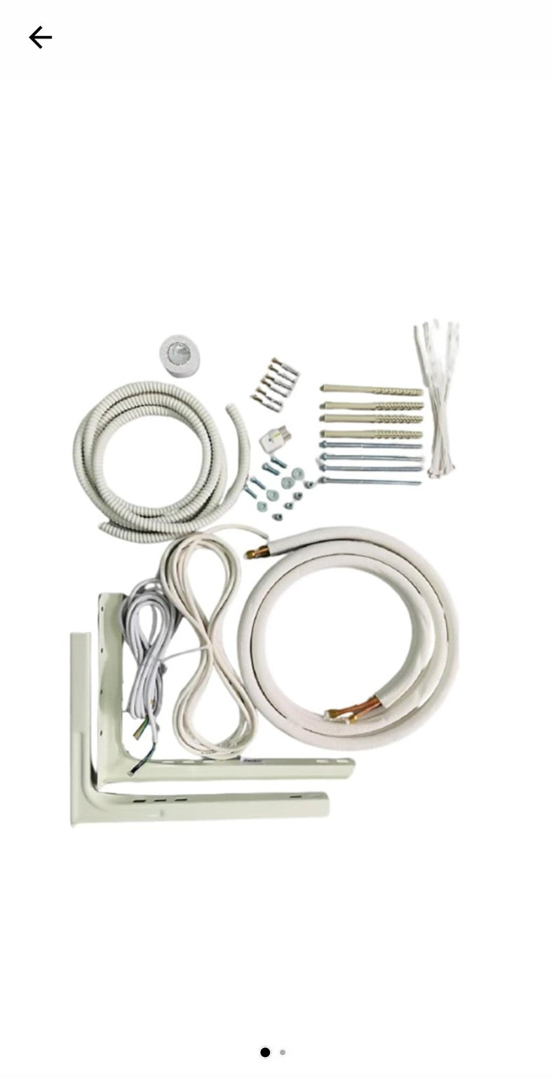 Complete air conditioning installation kit