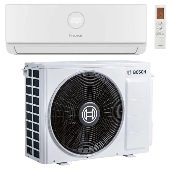 Bosch Climate 2000 CL2000U W 53 E indoor unit, CL2000 53 E outdoor unit and remote