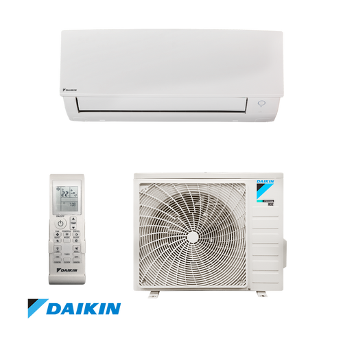Daikin Sensira FTXC25E RXC25E indoor outdoor unit and remote