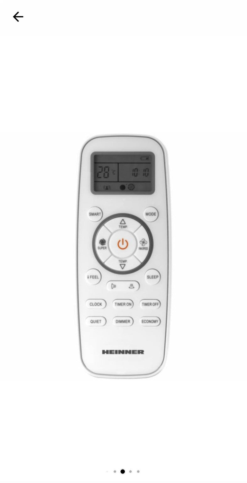 Heinner HSN HAC-HSN12WIFI++ remote control