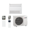 Mitsubishi Electric MFZ-KT25VG floor console with MUZ-AY25VG outdoor unit