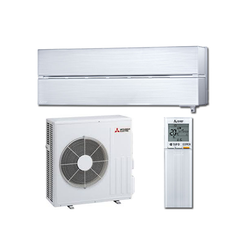 Mitsubishi Electric MSZ-LN50VGV MUZ-LN50VG Pearl White with outdoor unit and remote