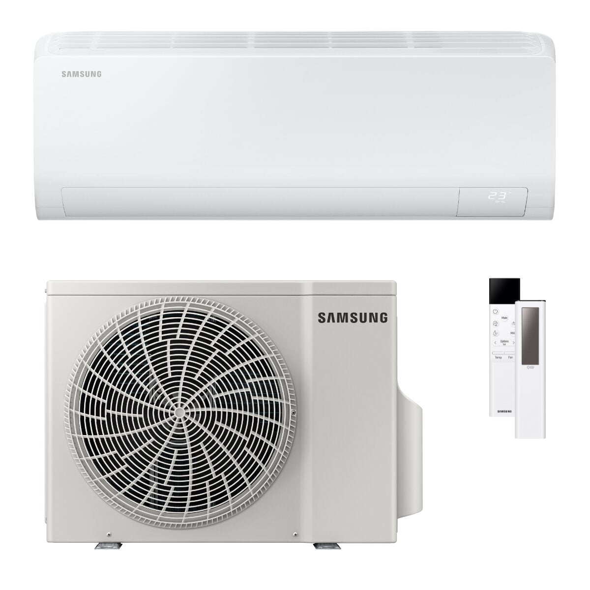 Samsung Cebu S2 AR50F12C1AHNEU indoor unit, AR50F12C1AHXEU outdoor unit and remote control