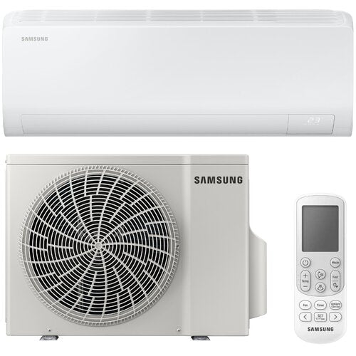 Samsung Luzon S2 AR50F12C1BHNEU indoor unit, AR50F12C1BHXEU outdoor unit and remote control